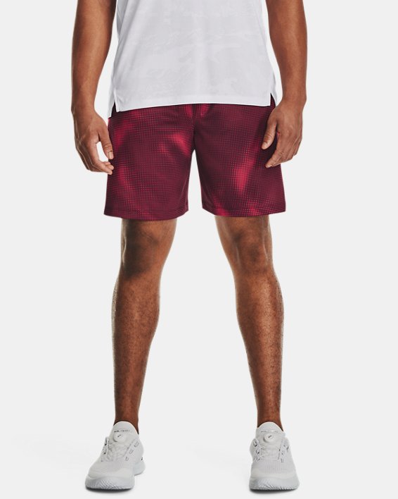 Men's UA Tech™ Vent Printed Shorts in Maroon image number 0